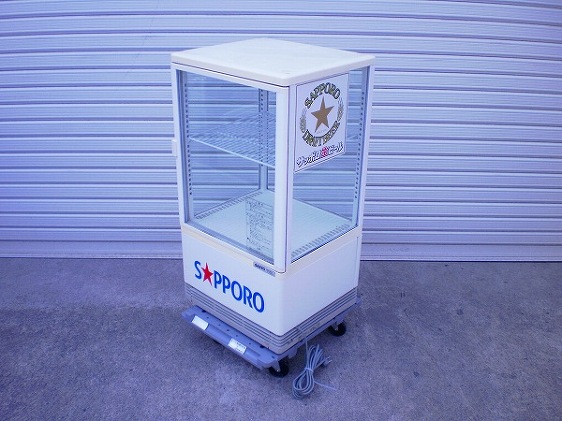 ☆冷蔵ショーケース・サンヨーSMR-SK72非売品・動作確認OK・中古美品 サンヨー冷蔵ショーケース 卓上 ドリンクケース 冷蔵庫 SMR-SK72 53L